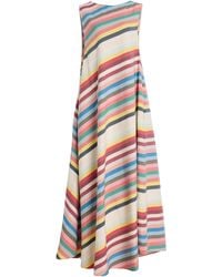 Marrakshi Life - Exclusive Riviera Striped Cotton Maxi Dress - Lyst