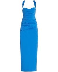Sir. The Label - Azul Ruched Balconette Maxi Dress - Lyst