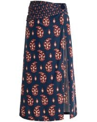 Johanna Ortiz - Under The Sun Printed Maxi Skirt - Lyst