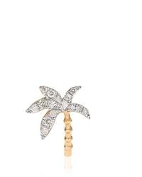 Yvonne Léon - 18k Gold Diamond Single Earring - Lyst