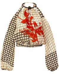 Silvia Tcherassi - Elke Silk Top - Lyst