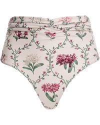 Agua Bendita - Vaiven Floral High-Waisted Bikini Bottom - Lyst