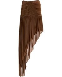 Christopher Esber - Orion Swept Ruched Mini Skirt - Lyst