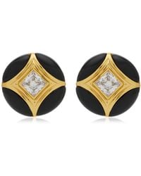 VALÉRE - Kai 22K-Plated Brass Earrings - Lyst