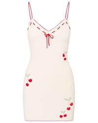 LoveShackFancy - Yelena Cherry Crochet Dress - Lyst