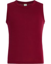 Flore Flore - Esmé Cotton Tank Top - Lyst