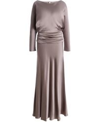 STAUD - Freda Silk-blend Maxi Dress - Lyst