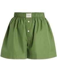 Comme Si - La Classica Cotton-Poplin Boxer Shorts - Lyst