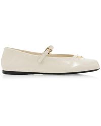 Prada - Patent Leather Ballet Flats - Lyst