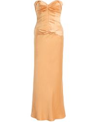 Anna October - Diana Satin Midi Dress - Lyst