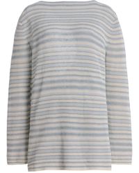 ELCE - Exclusive Aura Striped Linen Mini Dress - Lyst