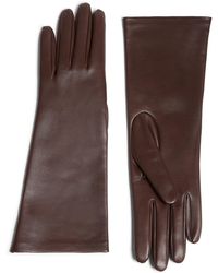 KHAITE - Remo Mid Leather Gloves - Lyst