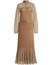 Zimmermann - Hypnotic-Knit Midi Dress - Lyst