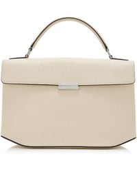 TOTEME - Box Grained-Leather Top Handle - Lyst