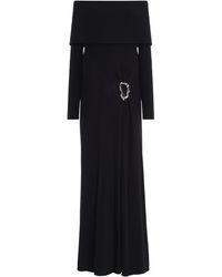 Anna Quan - Phoebe Off-the-shoulder Knit-cotton Maxi Dress - Lyst