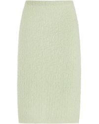 Miu Miu - Mohair-wool Midi Skirt - Lyst
