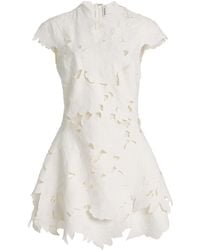 Jonathan Simkhai - Holloway Embroidered Mini Dress - Lyst