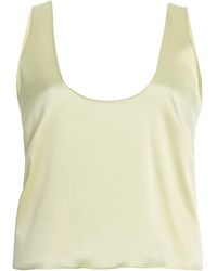 Leset - Barb Satin Tank Top - Lyst