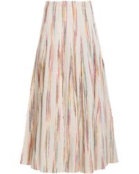 Rosie Assoulin - Million Pleats Silk Skirt - Lyst