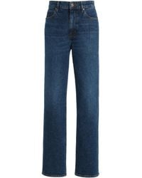FRAME - The Ruler High-Rise Straight-Leg Jeans - Lyst