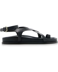 A.Emery - Jalen Slim Leather Sandals - Lyst
