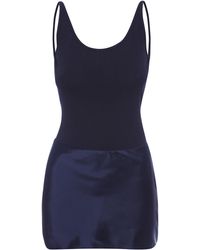 Bevza Mini Knitted Dress - Blue