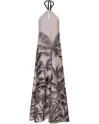 ANDRES OTALORA - Kalahari Embellished Cotton-Poplin Maxi Dress - Lyst
