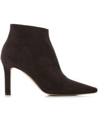 The Row - Carla Suede Boots - Lyst