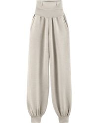 ARAKII - Exclusive Foldover Wool Wide-Leg Pants - Lyst