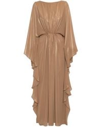 ANDRES OTALORA - A Mano Pleated Caftan Maxi Dress - Lyst