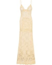 LoveShackFancy - Noira Pearl-Embellished Lace Maxi Dress - Lyst