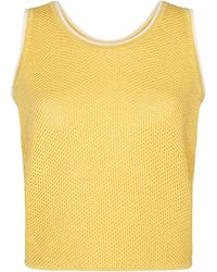 Escvdo - Supe Cotton Tank Top - Lyst