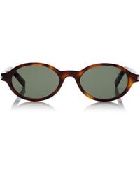 Saint Laurent - Jeanne Round-frame Acetate Sunglasses - Lyst