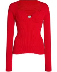 Magda Butrym - Knit Bustier Top - Lyst