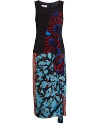 Dries Van Noten - Dropps Crepe Midi Dress - Lyst