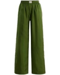 Comme Si - La Boxer Alta Silk-Twill Pants - Lyst