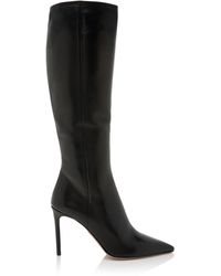 Prada - 95mm Knee-high Nappa Leather Boots - Lyst