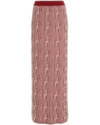 Escvdo - Tayta Knit Cotton Maxi Skirt - Lyst