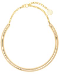Ben-Amun - Tubular 24k Gold-plated Necklace - Lyst