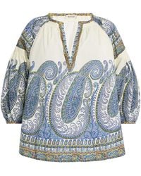 BOTEH - Arcadia Paisley Smock Blouse - Lyst
