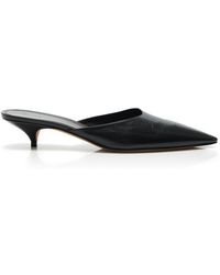 The Row - Liisa Ii Leather Mules - Lyst