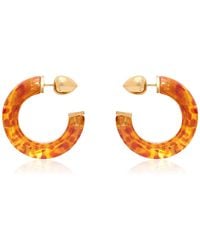 Alaïa - Edge Hoop Earrings - Lyst