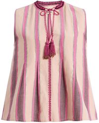 ILIO NEMA - Tzimi Striped Cotton Top - Lyst