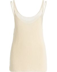AISLING CAMPS - Flip Cotton-Blend Tank Top - Lyst