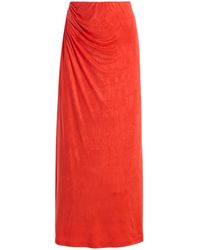 Significant Other - Exclusive Priya Draped Jersey Maxi Skirt - Lyst