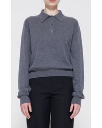 Rohe - Wool And Cashmere Polo Sweater - Lyst