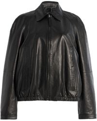 Proenza Schouler - Beck Leather Bomber Jacket - Lyst