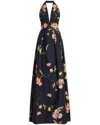 Elie Saab - Printed Cotton Gown - Lyst