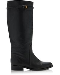 STAUD - Harlow Leather Riding Boots - Lyst