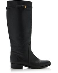 STAUD - Harlow Leather Riding Boots - Lyst